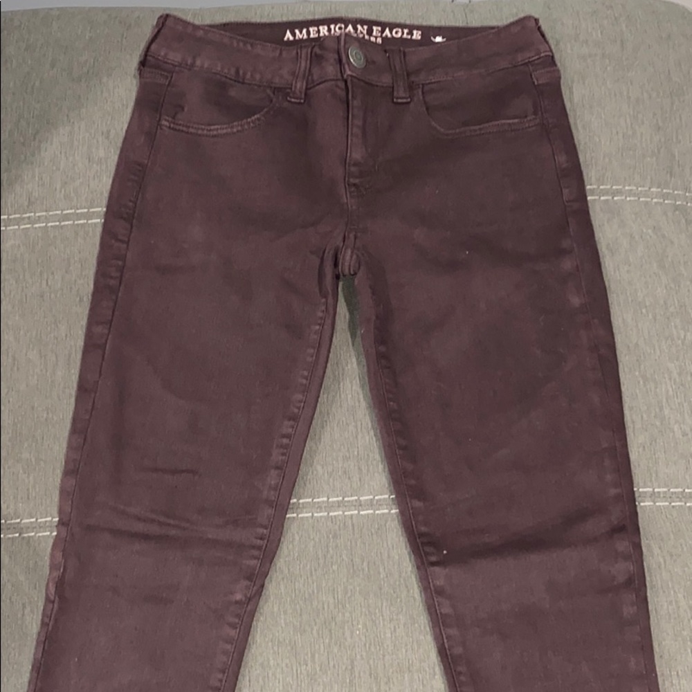 American Eagle super stretch mid rise skinny jean